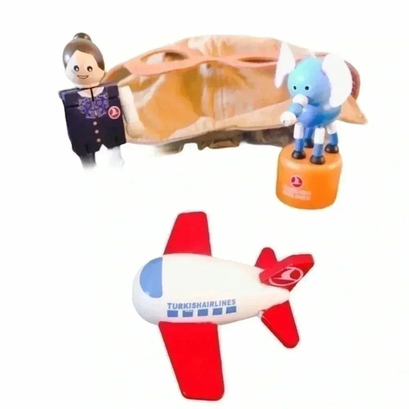 Flight Attendant  Wood Toys Toddler Learning  Busy Educational Play - Picture 1 of 5